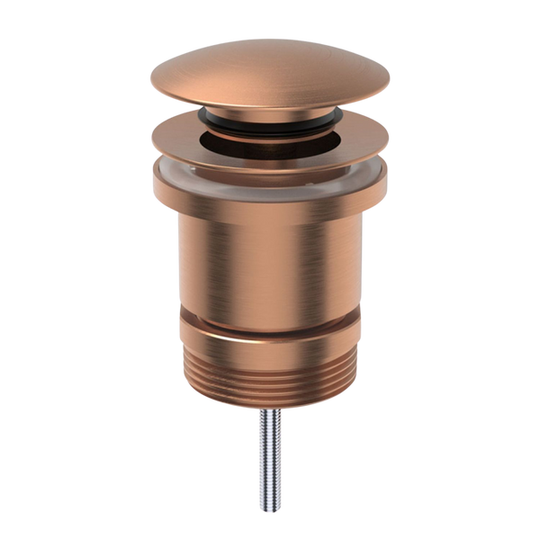 Fienza Universal Pull-Out/Pop-Up Basin Waste Brushed Copper