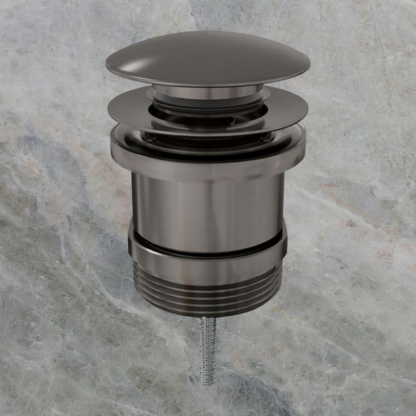 Fienza Universal Pull-Out/Pop-Up Basin Waste Gunmetal