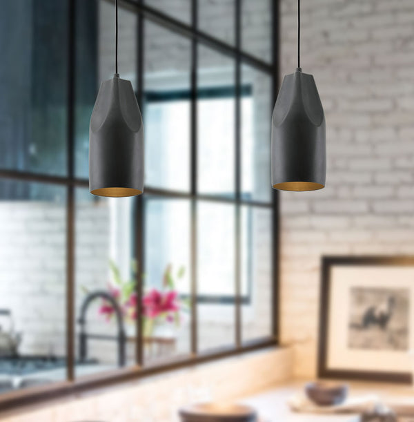 Telbix Forma 12 Pendant Dark Grey