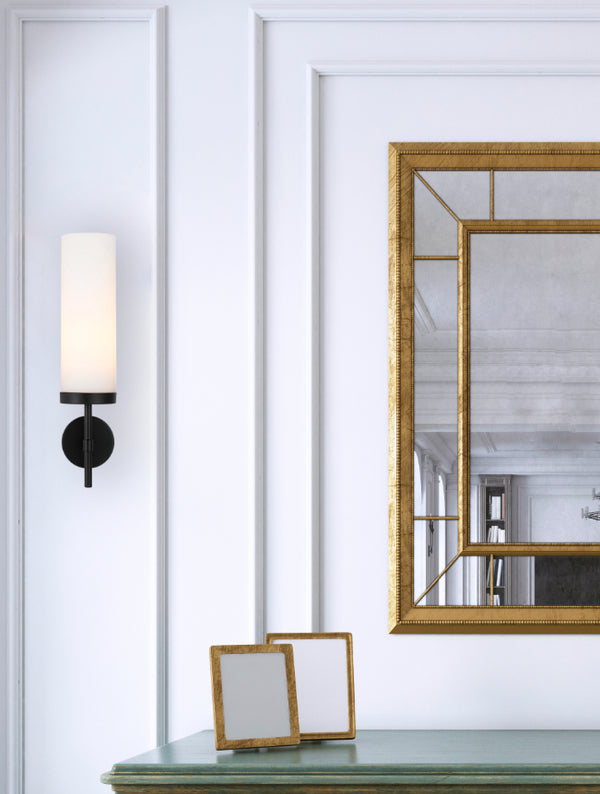 Telbix Garot Wall Lamp Black Opal Matt