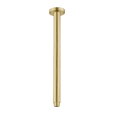 Round Ceiling Arm 300mm Brushed Gold