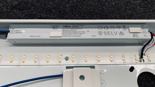 Telbix Genaro Batten 61cm 3CCT White