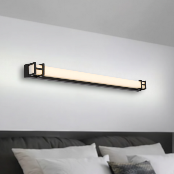 Telbix Gilson 60 Vanity Wall Light Black