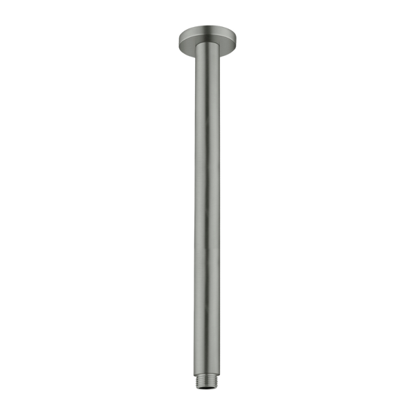 Nero Round Ceiling Arm 300mm Gunmetal