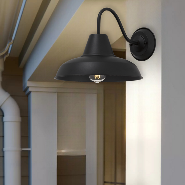 Telbix Gordon Exterior Wall Light Black