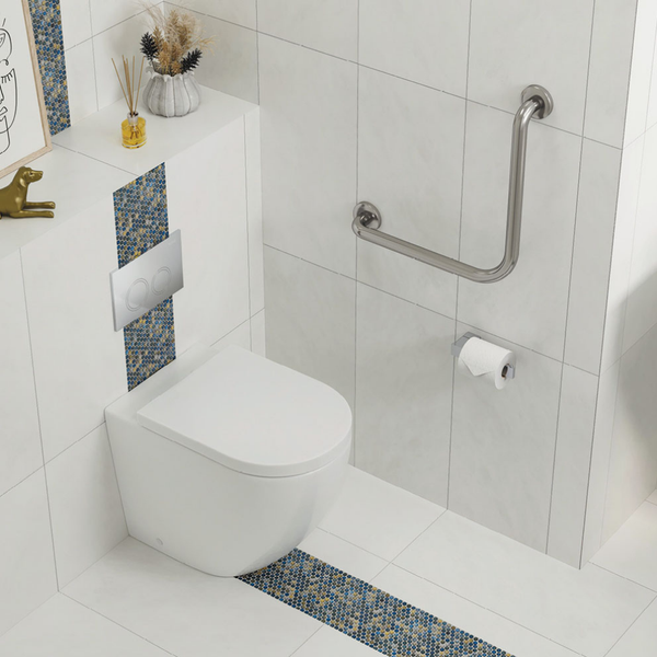 Fienza 90 Degree Ambulant Care Grab Rail Stainless Steel