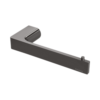 Phoenix Gloss Toilet Roll Holder Brushed Carbon