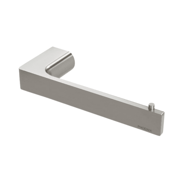 Phoenix Gloss Toilet Roll Holder Brushed Nickel