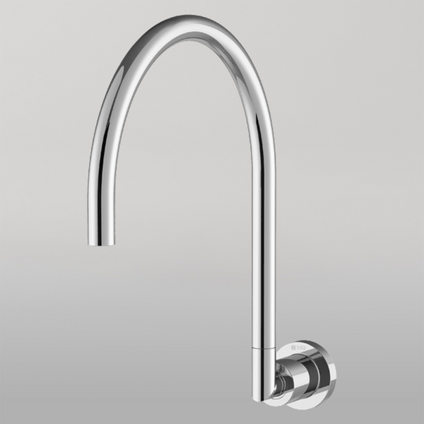 Gareth Ashton Lucia Gooseneck Laundry Spout Chrome