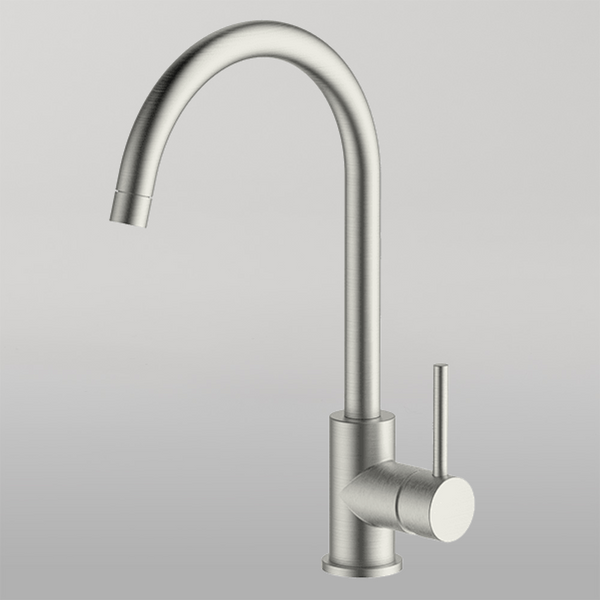 Gareth Ashton Lucia Goose Sidelever Mixer Brushed Nickel