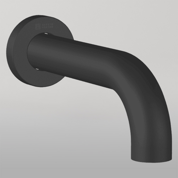 Gareth Ashton Lucia Curved Basin And Bath Spout 230mm Black