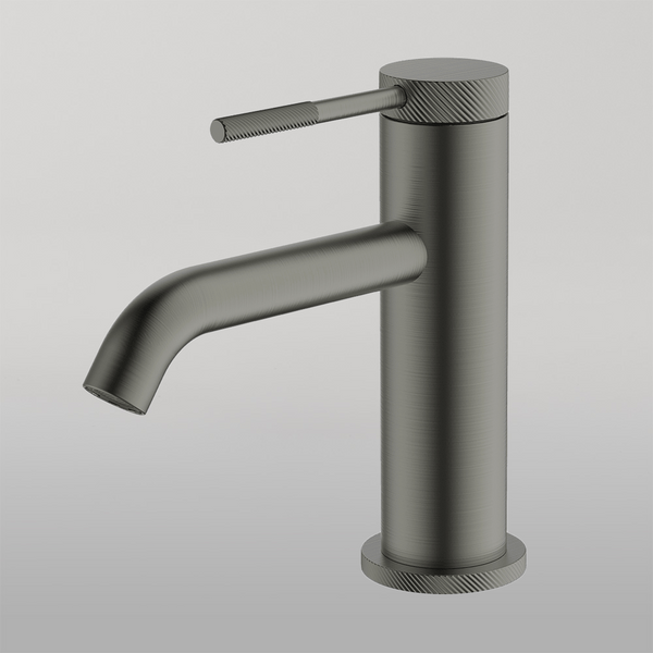 Gareth Ashton Poco Knurled Basin Mixer Gunmetal