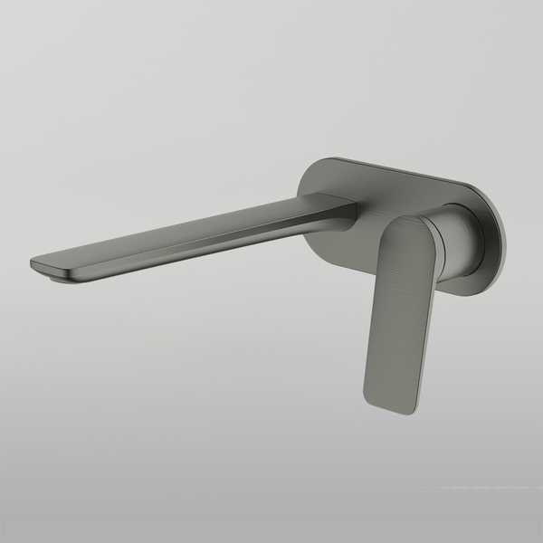 Gareth Ashton Vela Wall Set With 220mm Wall Spout Gunmetal
