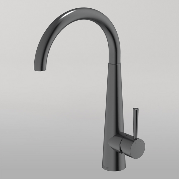 Gareth Ashton 304 Gooseneck Bar Sink Mixer Black Pearl