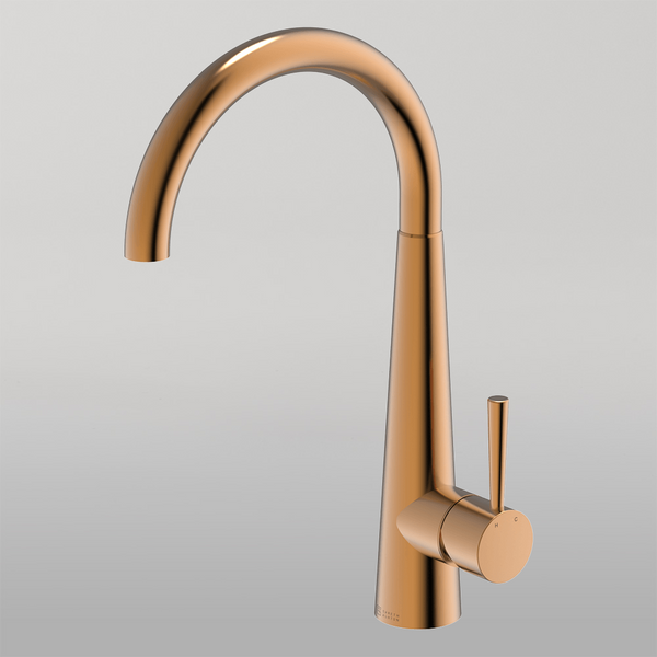 Gareth Ashton 304 Gooseneck Bar Sink Mixer Artisan Copper