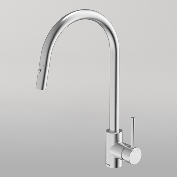 Gareth Ashton 316 Gooseneck Pull Out Dual Spray Function Kitchen Mixer Stainless Steel