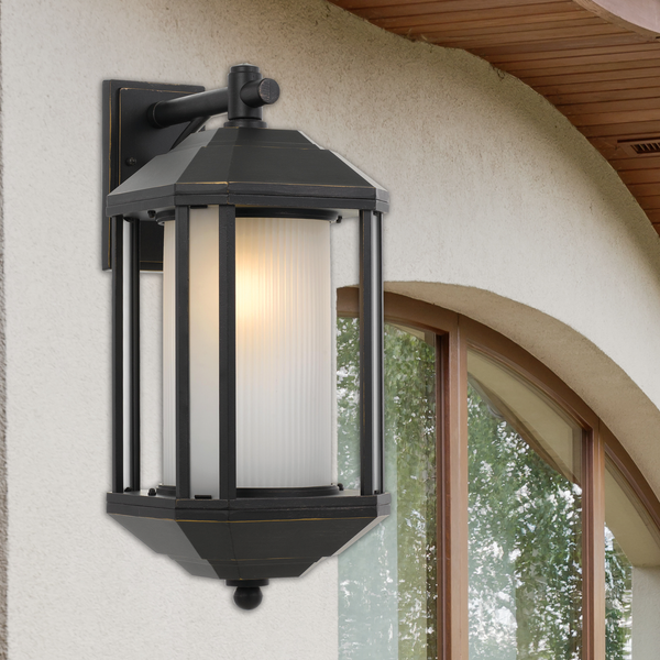 Telbix Havard Exterior 23 Wall Light Black