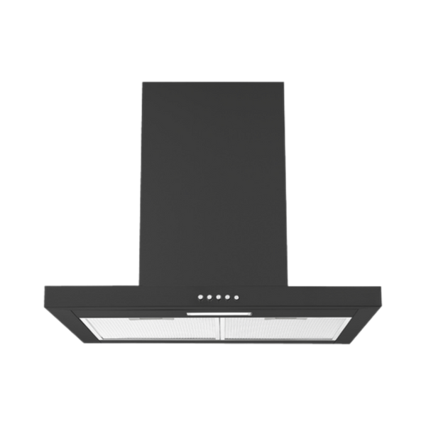 Haier 60cm 500 Series Box Chimney Wall Rangehood Black