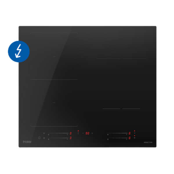 Haier 60cm 500 Series Induction Cooktop Black Glass