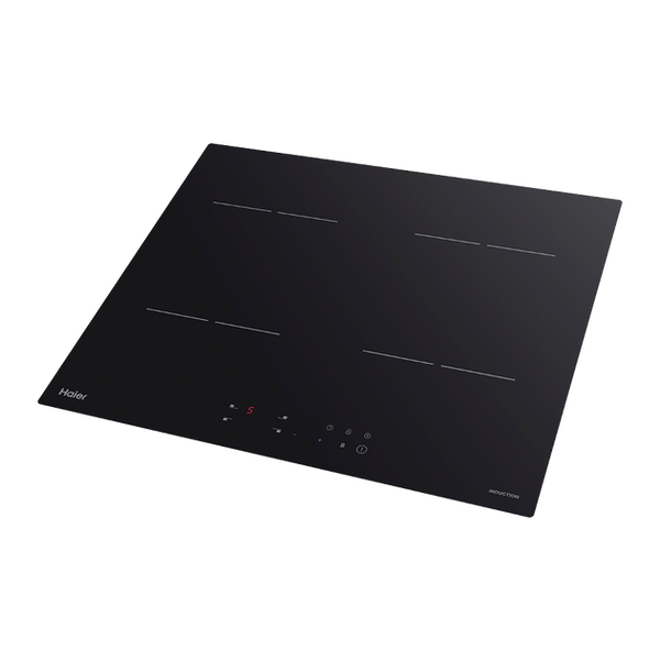 Haier 60cm 300 Series Induction Cooktop Low Current Black Glass