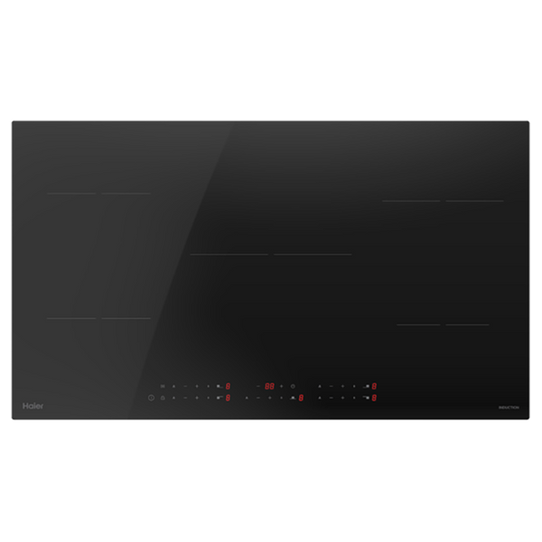 Haier 90cm 500 Series Induction Cooktop Black Glass