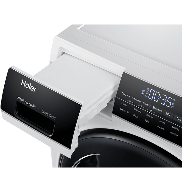 Haier 8kg 300 Series Heat Pump Dryer White