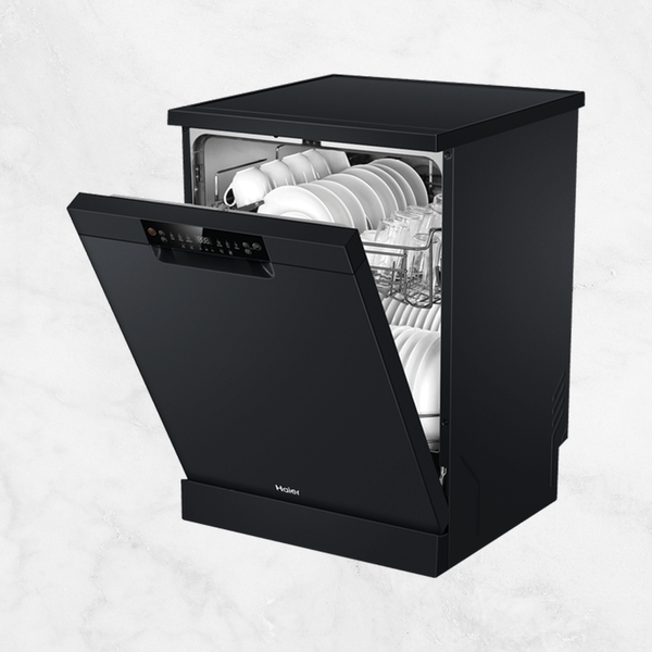 Haier 500 Series Freestanding Dishwasher Black