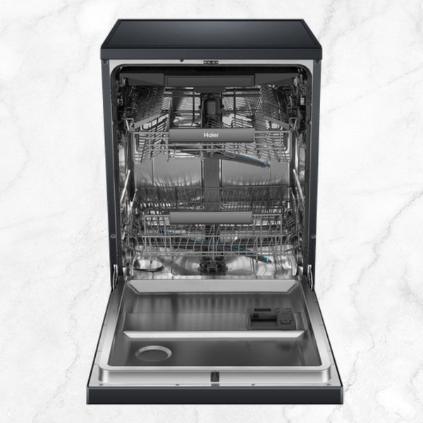 Haier 600 Series Freestanding Dishwasher Black