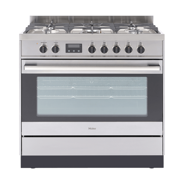 Haier 90cm 600 Series Freestanding Cooker Stainless Steel