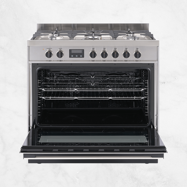 Haier 90cm 600 Series Freestanding Cooker Stainless Steel