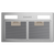 Haier 60cm 500 Series Integrated Insert Wall Rangehood Stainless Steel
