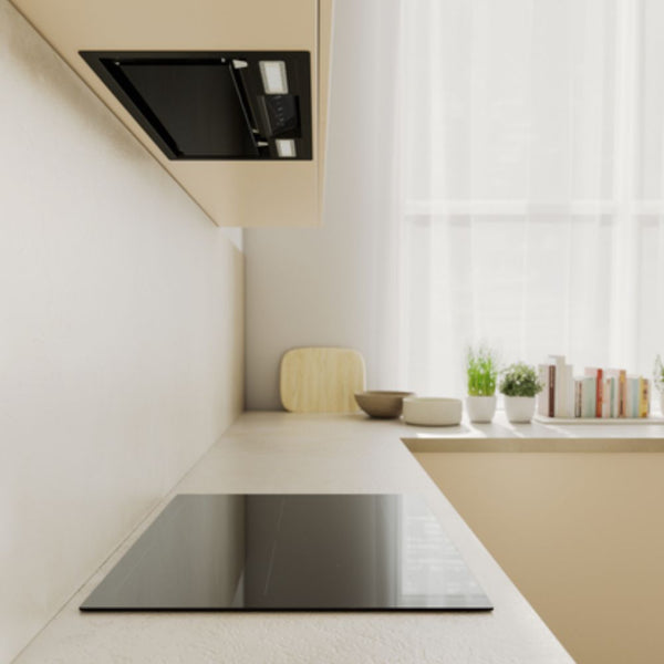 Haier 60cm 600 Series Integrated Insert Wall Rangehood Black