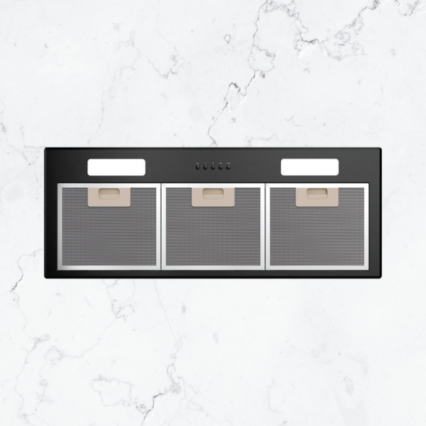 Haier 90cm 500 Series Integrated Insert Wall Rangehood Black