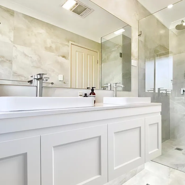 Otti Hampton Mark II 1500mm Satin White Wall Hung Vanity