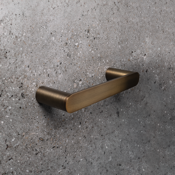 Alma Ascari Brushed Vintage Antique Brass 220 Hand Towel Rail