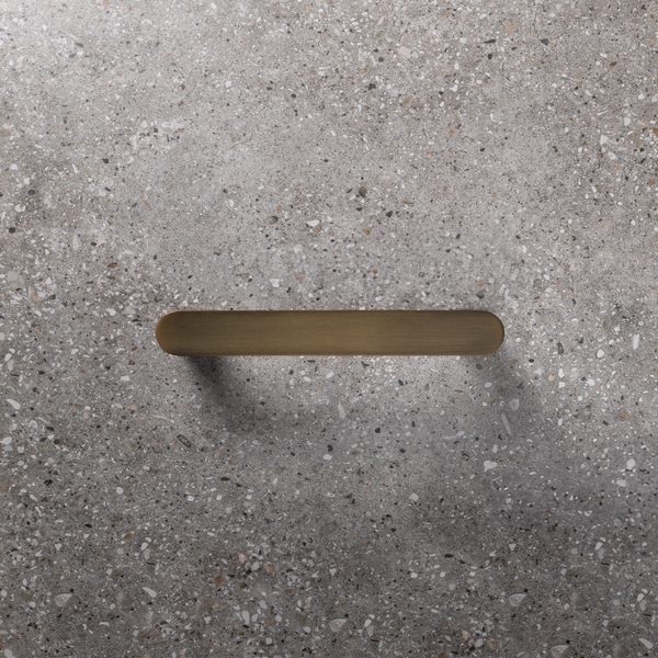 Alma Ascari Brushed Vintage Antique Brass 220 Hand Towel Rail