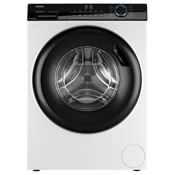 Haier 7.5kg 300 Series Front Loader Washing Machine White