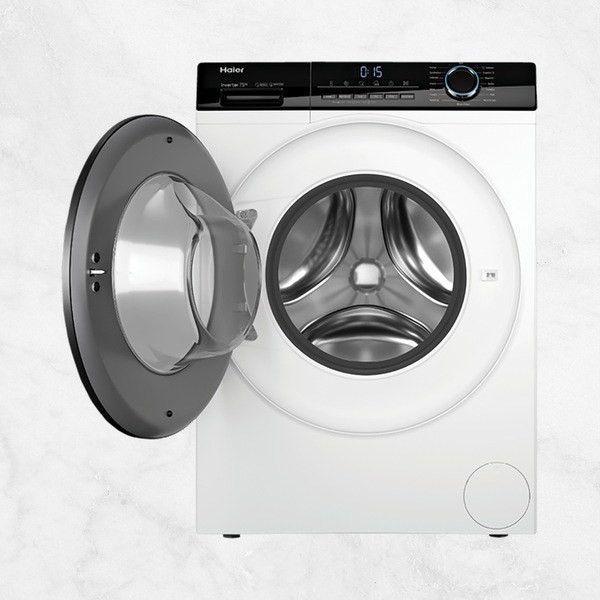 Haier 7.5kg 300 Series Front Loader Washing Machine White