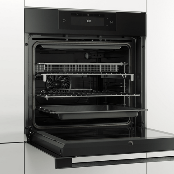Haier 60cm 500 Series Built in Oven Black