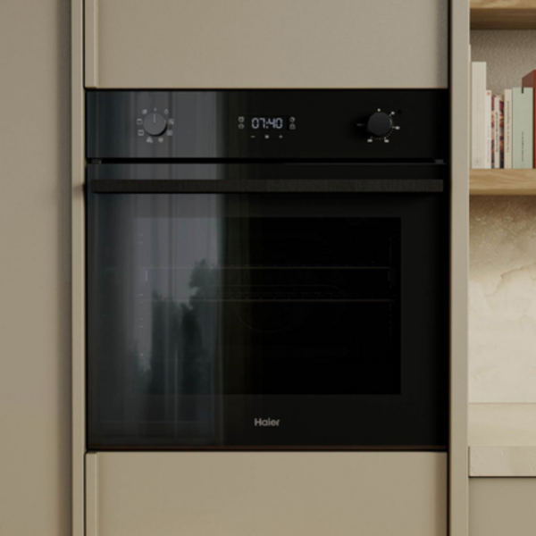 Haier 60cm 500 Series 7 Function Built in Oven Black