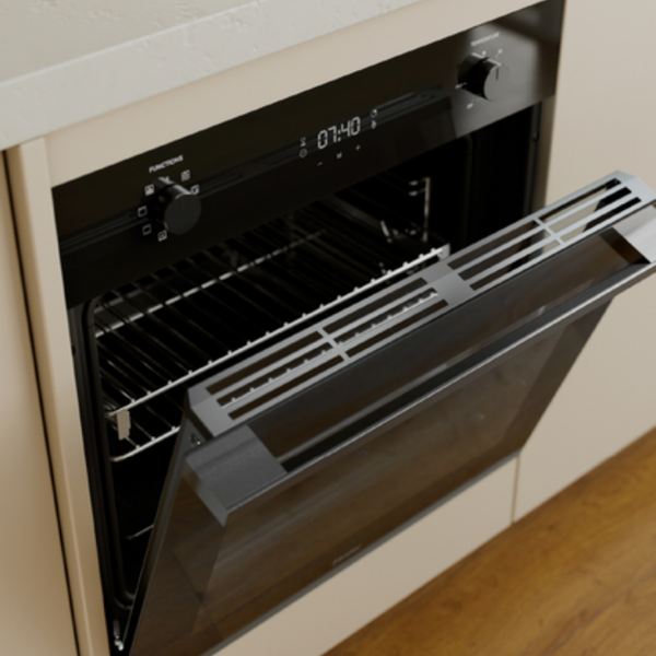 Haier 60cm 500 Series 7 Function Built in Oven Black