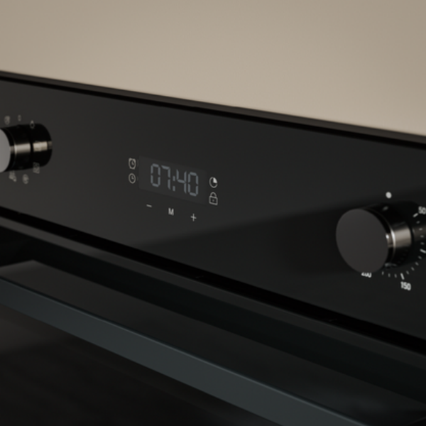 Haier 60cm 500 Series 7 Function Built in Oven Black