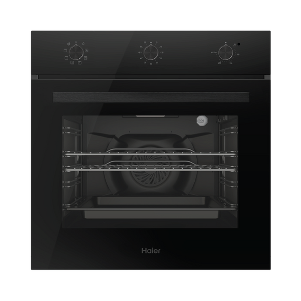 Haier 60cm 300 Series Built in Oven Black