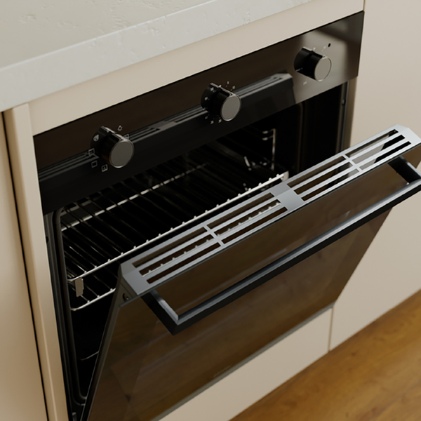 Haier 60cm 300 Series Built in Oven Black