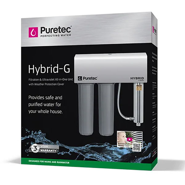Puretec HYBRID-G7 Dual Rainwater Filter System with Ultraviolet Lead Free