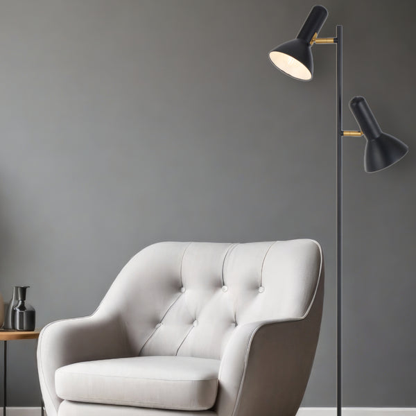 Telbix Hyvik Floor Lamp Black