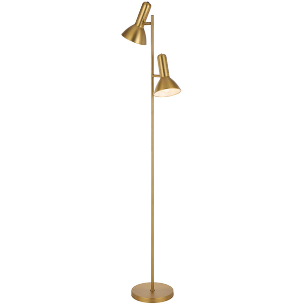 Telbix Hyvik Floor Lamp Brass