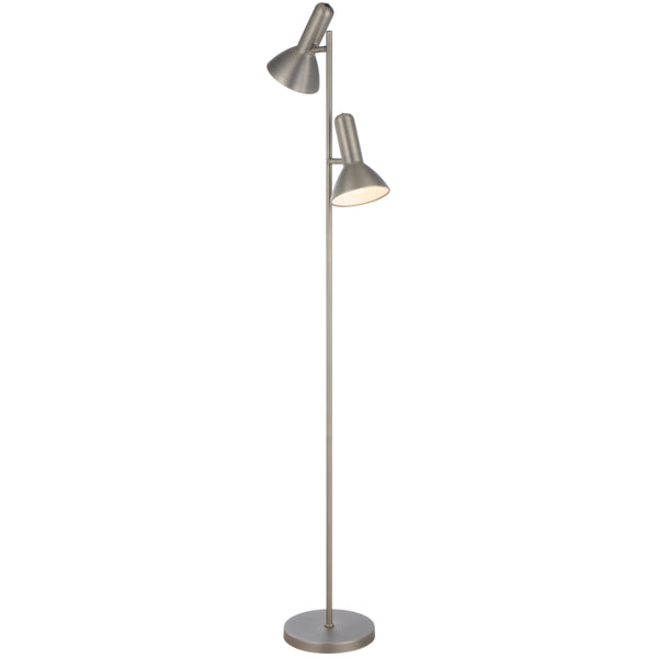 Telbix Hyvik Floor Lamp Nickel