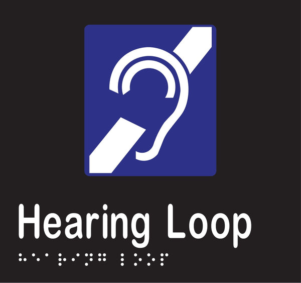 Metlam Hearing Loop In Designer Black