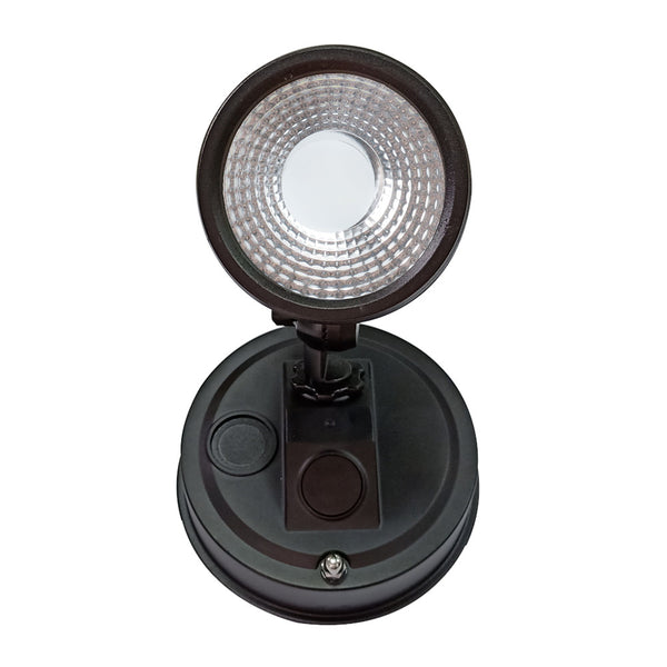 Telbix Illume Single Exterior Spot Black